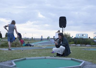 Louis Scherfig: CRUDE SPACE CLIMAX, 2018. 
