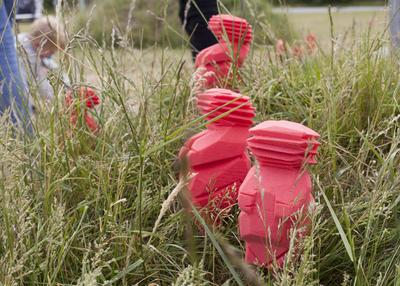 Gisa Pantel: Willendorf, from above, 2018.
