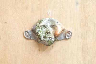 Cecilie Skov, Asta Lynge: Anne Face, 2017. Plaster, hydroprint. 