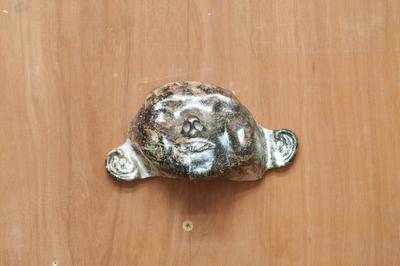 Cecilie Skov, Asta Lynge: Anne Face, 2017. Plaster, hydroprint. 