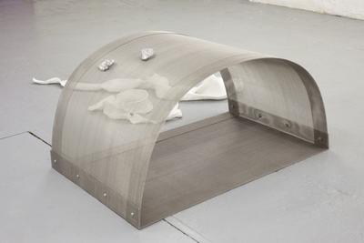 Spoon Spoon, 2022. 
Steel, ceramic, silicone, aluminum.
