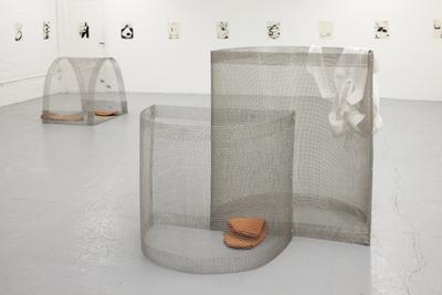 Spoon Spoon, 2022. 
Steel, ceramic, silicone, aluminum.
