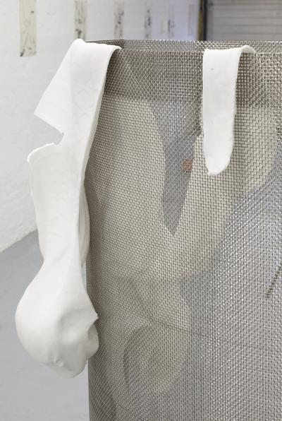 Spoon Spoon, 2022. 
Steel, ceramic, silicone, aluminum.
