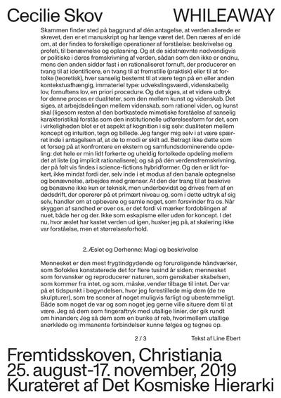 Ugespejlet nr. 31, 2019. Årgang 39. Tekst af Line Ebert. 
