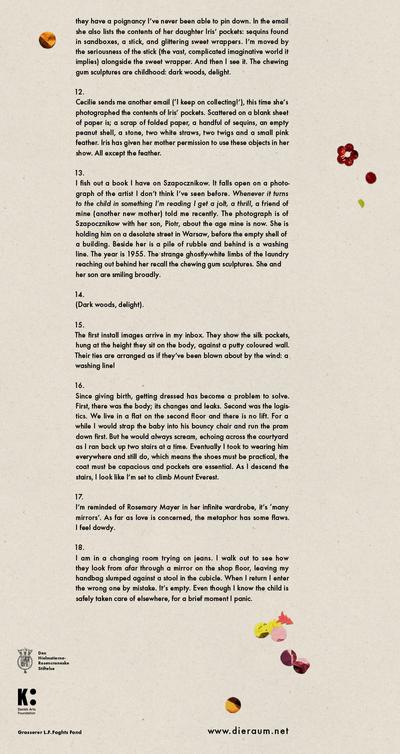 small green knife, 2026. Text by Hannah Regel. 
