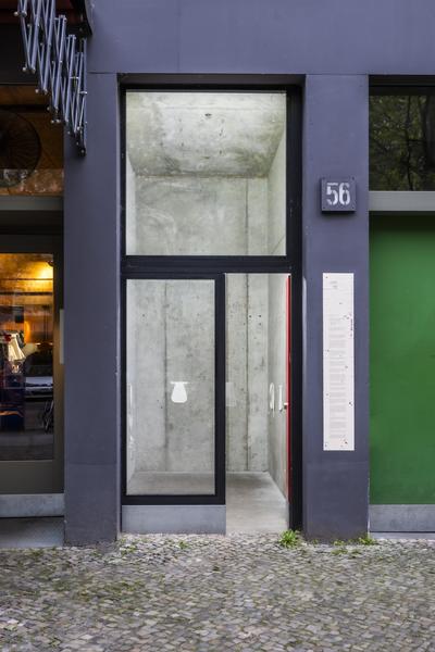 Small green knife, 2026. Installation view. 
